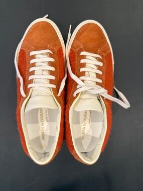 Woman by Common Projects Rust Retro Sneakers. EU37. Very Light Wear.